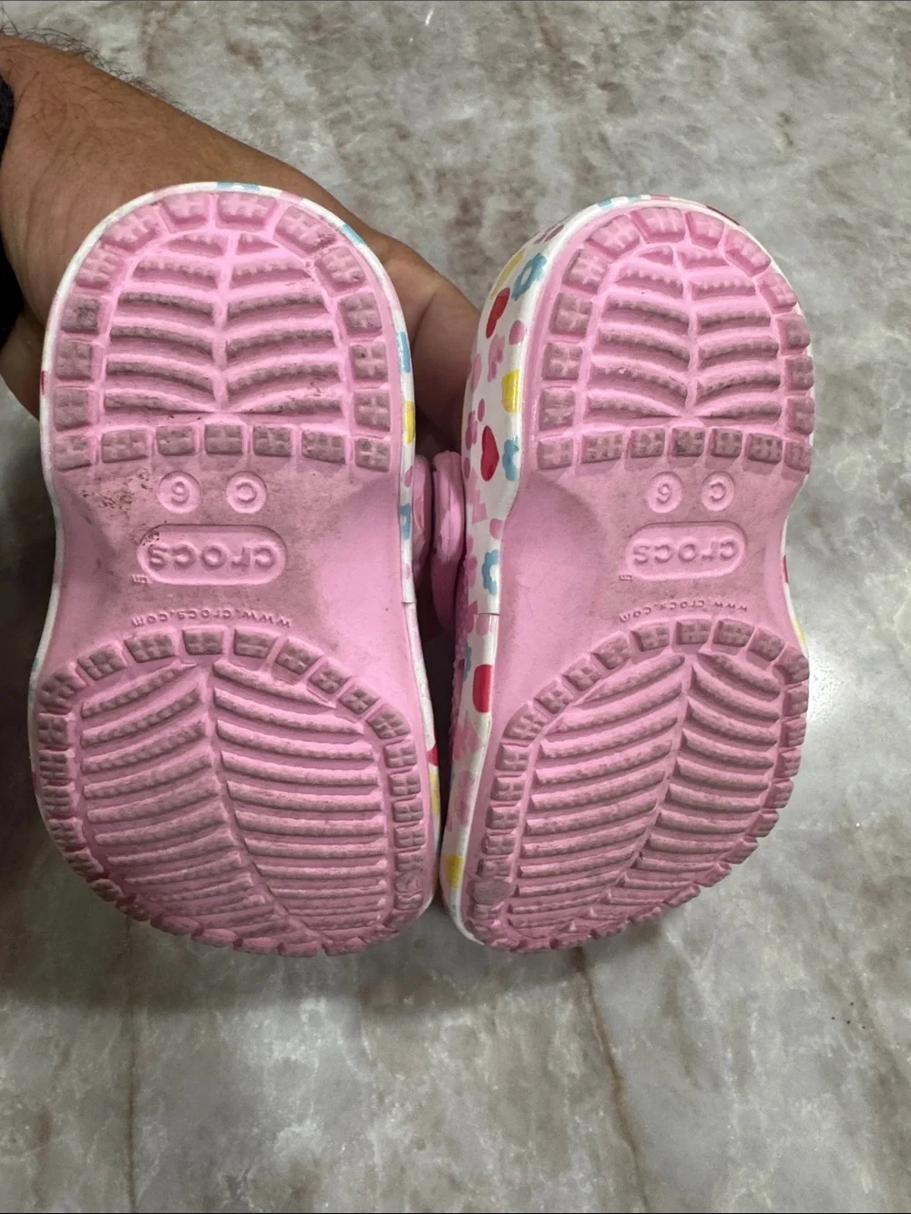 CROCS Pink Minnie Mouse Kids Clog Sandals with Charms